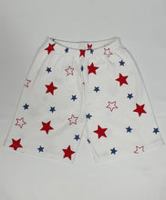 Load image into Gallery viewer, The Little White Company - Red &amp; Blue Star Short Pyjamas
