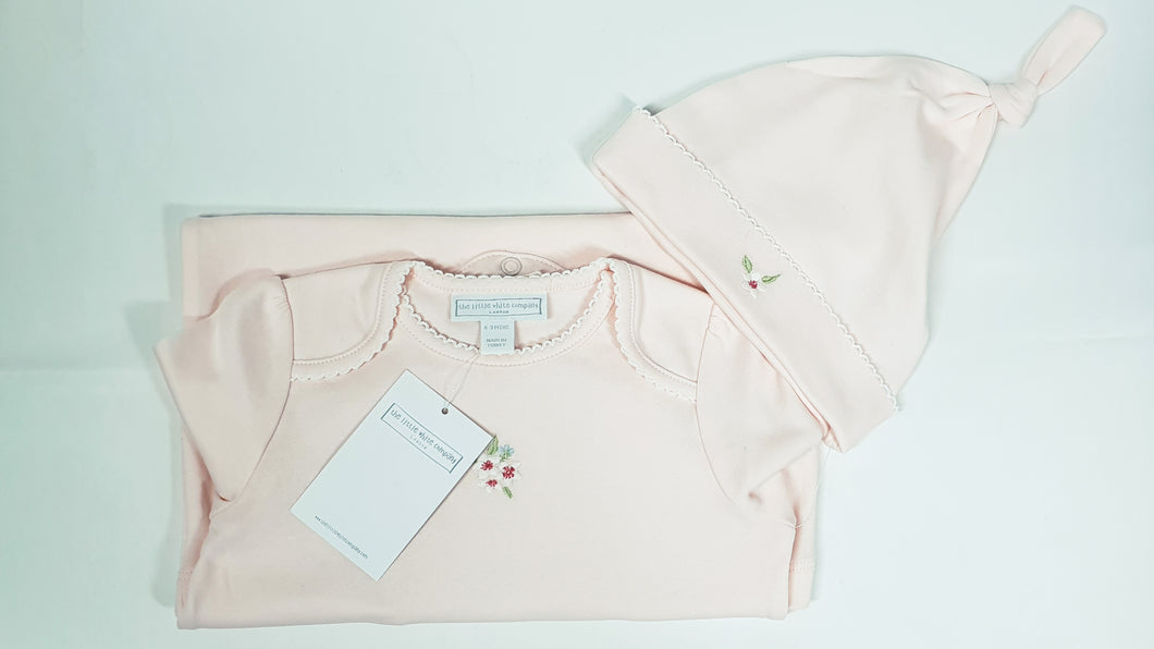 The LWC - Blossom Sleepsuit & Hat Set