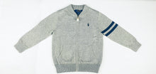 Load image into Gallery viewer, Ralph Lauren - Navy Stripe Knit Cardigan
