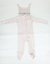 Load image into Gallery viewer, Cath Kidston - Provence Rose Baby Sleepsuit &amp; Hat Set
