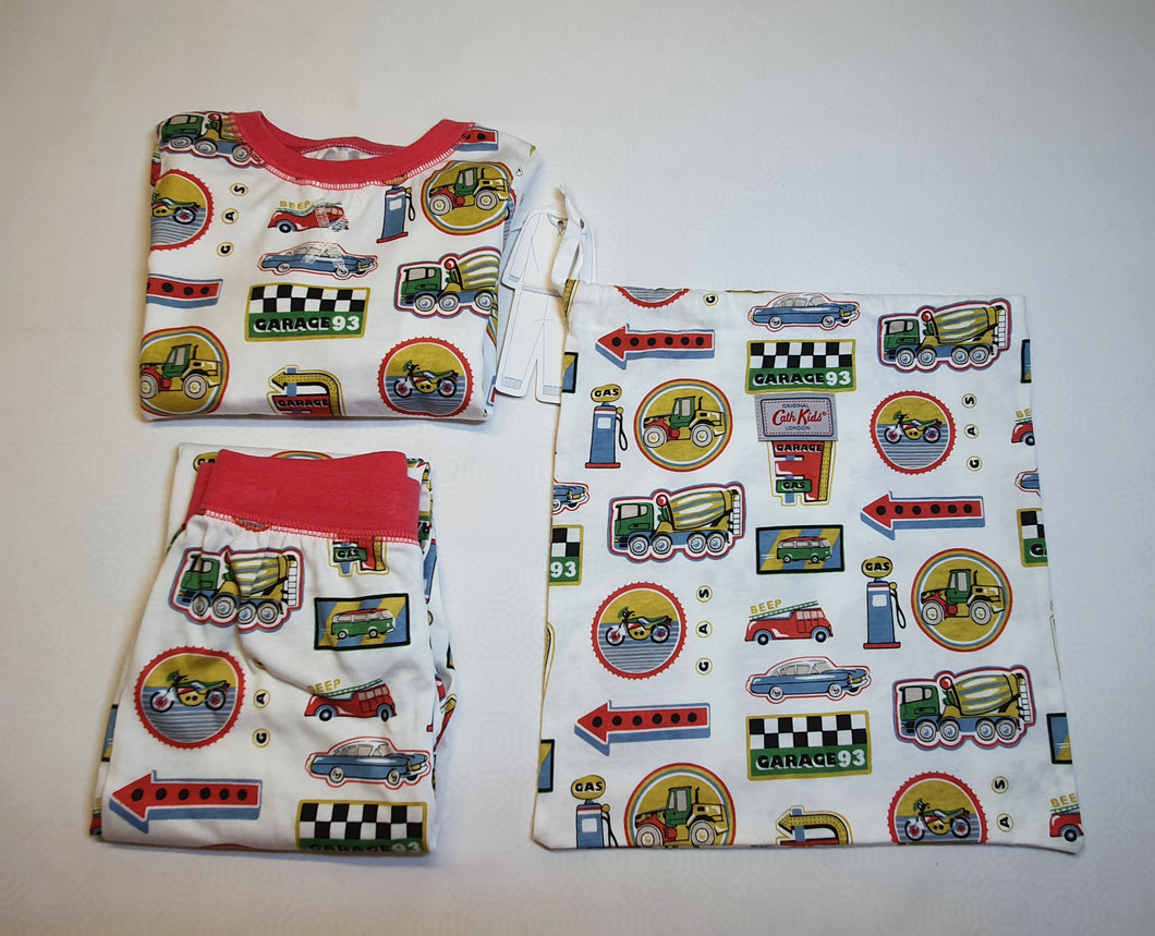 Cath Kidston Garage Pyjamas In a Bag Set