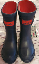 Load image into Gallery viewer, JOULES Navy Kids Wellies
